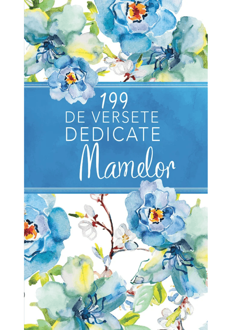 199 de versete dedicate mamelor