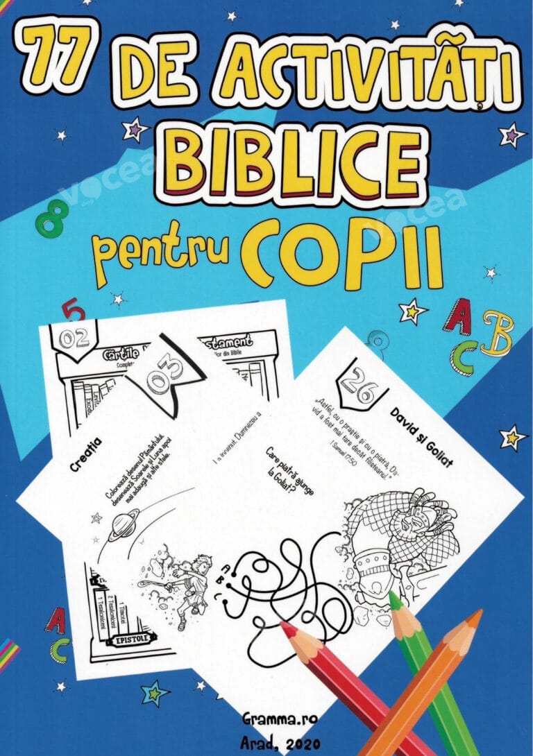 77 de activități biblice pentru copii