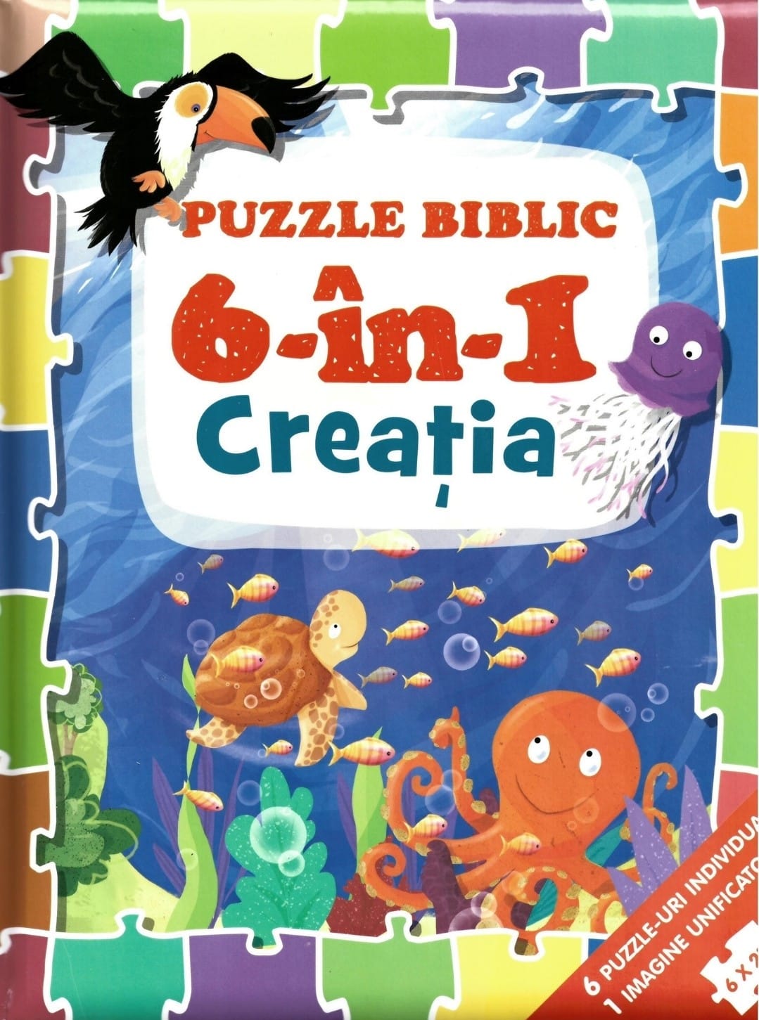 Copie a Casa Cartii - SHOP 1 - cc322-1 Puzzle Biblic 6 În 1 - Creația - imagine 1