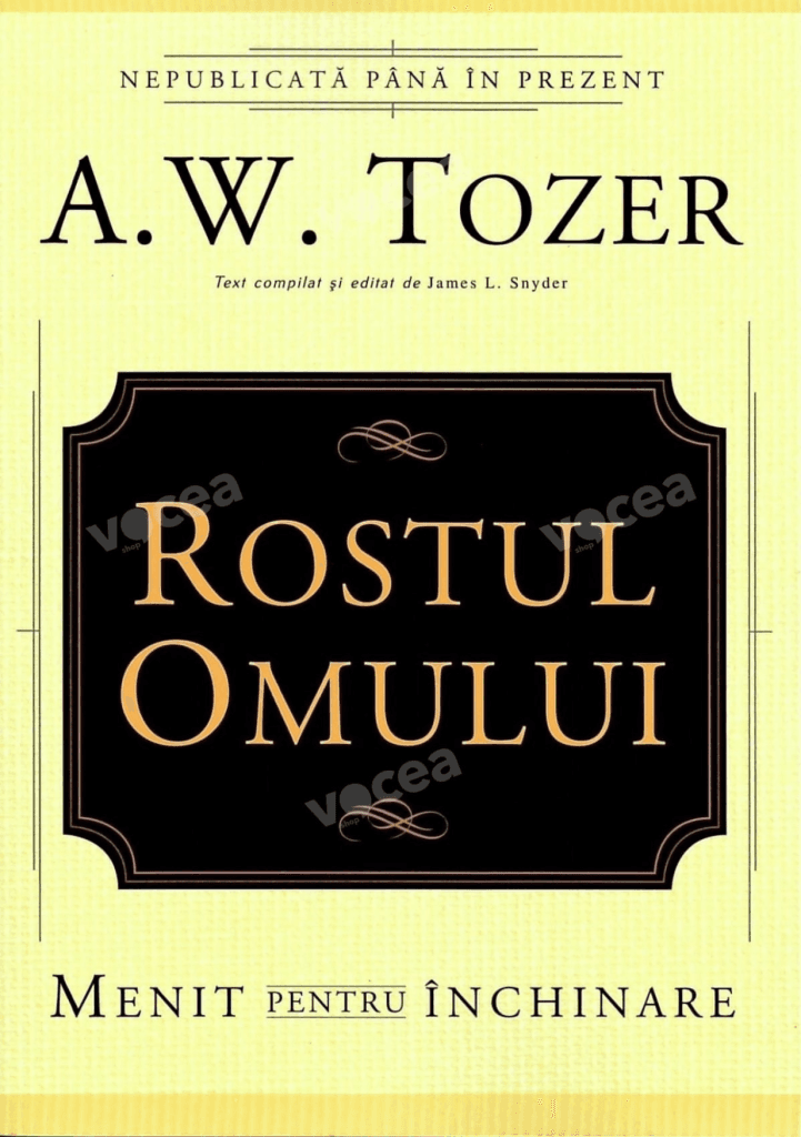 Rostul omului