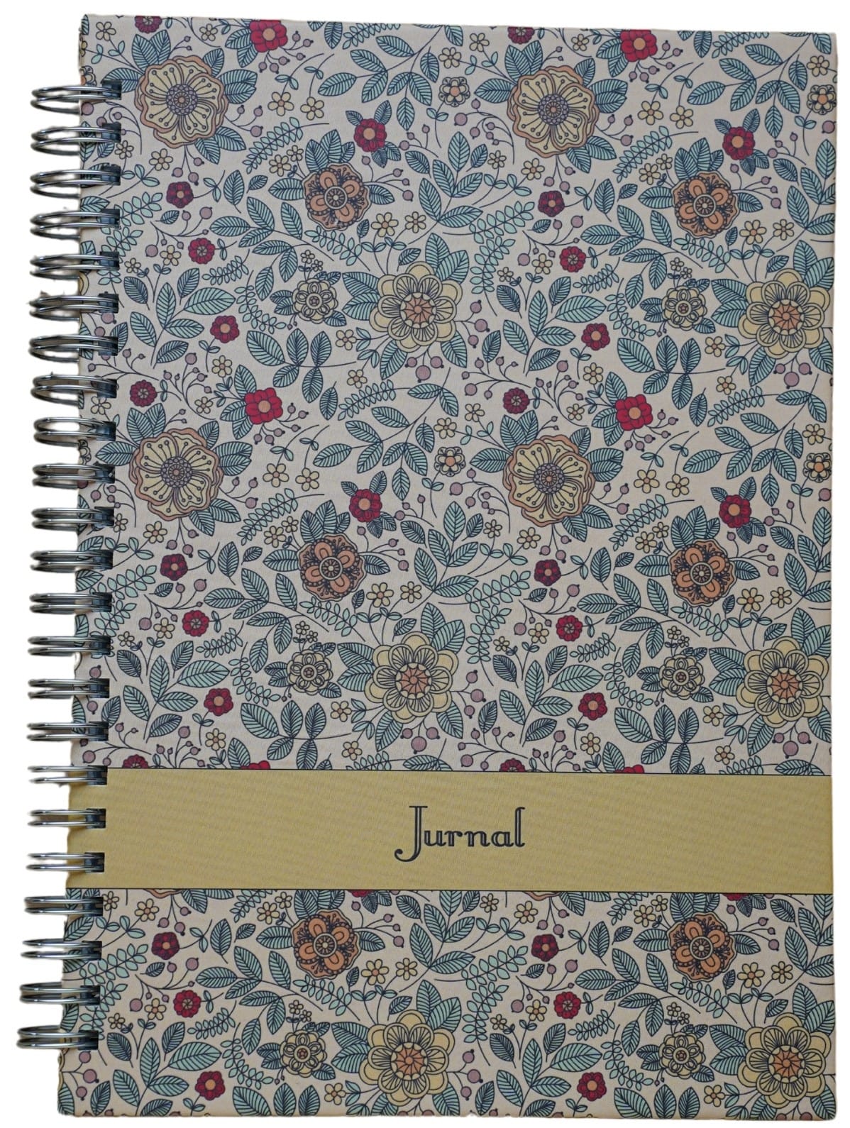 Jurnal cu spirală Design flori Jurnal cu spirală Design flori