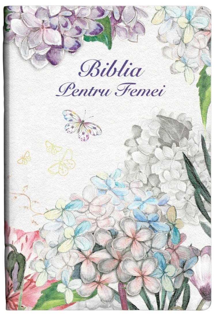 Biblia pentru femei 084 alba Floral 1 2