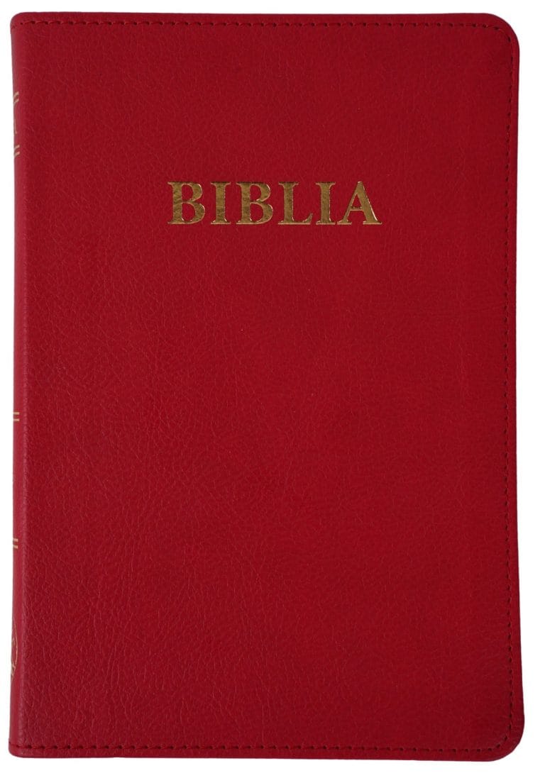 Biblie medie 057 PU Roșu