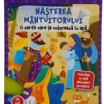 Nașterea Mântuitorului O carte care se colorează cu apă
