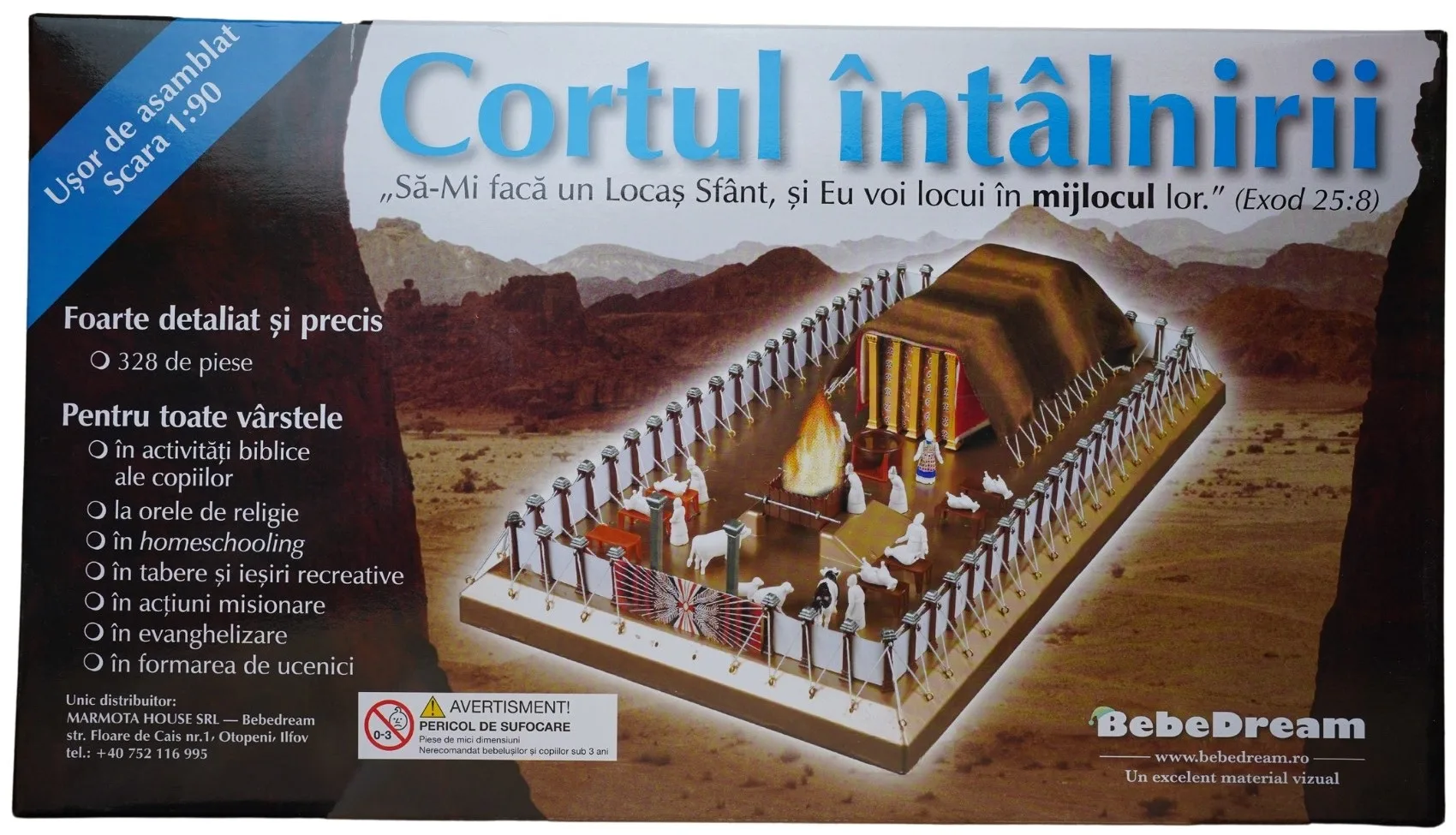 Cortul Întâlnirii la scara 1:90 (Tabernacol) - imagine 2