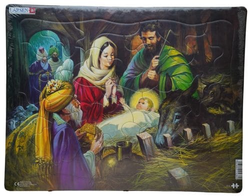 Puzzle Isus în iesle 33 piese