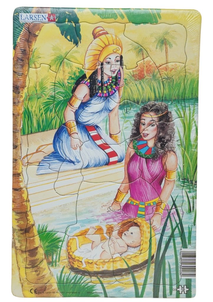 Puzzle Moise în coșuleț 18 piese