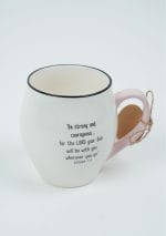 Cană din ceramică Strength and Courage - imagine 2