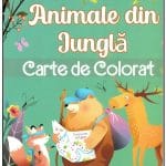 Carte de colorat Animale din junglă