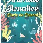 Carte de colorat animale acvatice