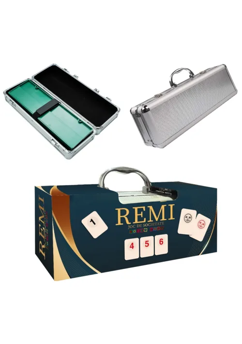 Remi în cutie de aluminiu (2-4 jucători)