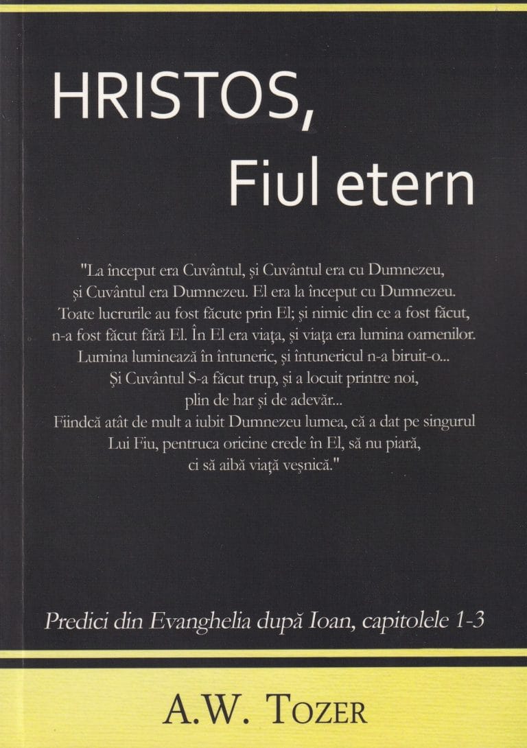 Hristos Fiul etern