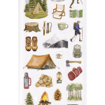 Abțibilduri educative Drumeție