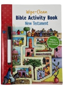 Wipe Clean Bible Activity Book NewTestament - Activități biblice pentru copii