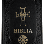 Biblia ortodoxa Mare A4 Handmade din Piele Naturala 093 Neagra