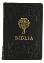 Biblie ortodoxă 053 neagră cu margini albe