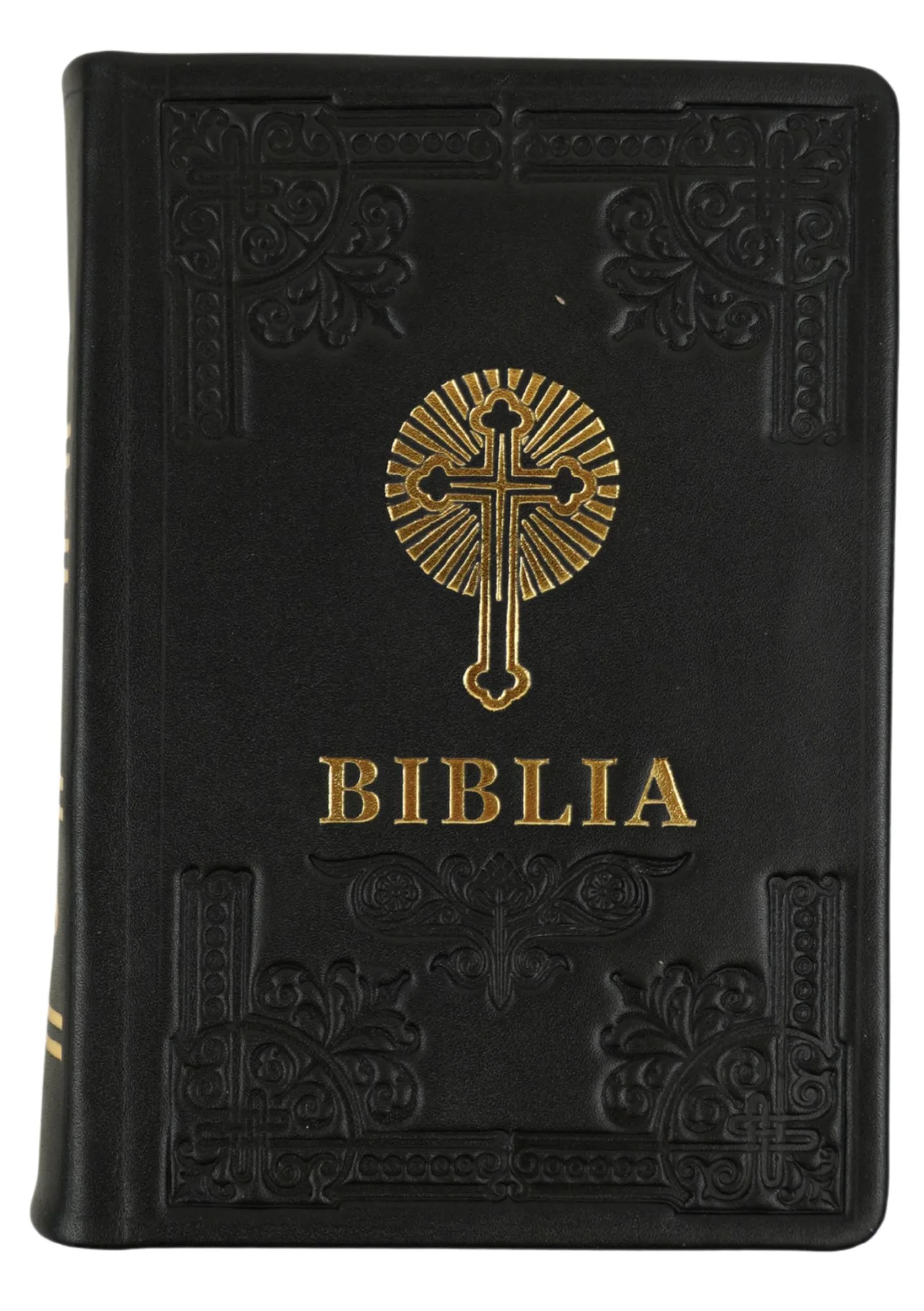 Biblie ortodoxă 053 neagră cu margini albe