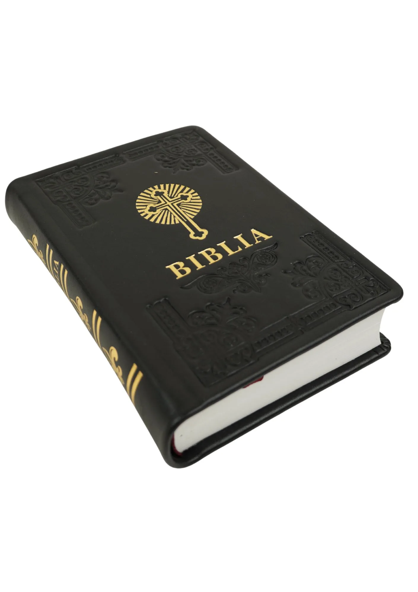 Biblie ortodoxă 053 neagră cu margini albe - imagine 2