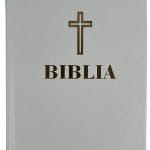 Biblia ortodoxă Medie DE LUX din Piele Naturală Alb