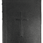 Biblie mare TI Negru cu Cruce - Piele naturală