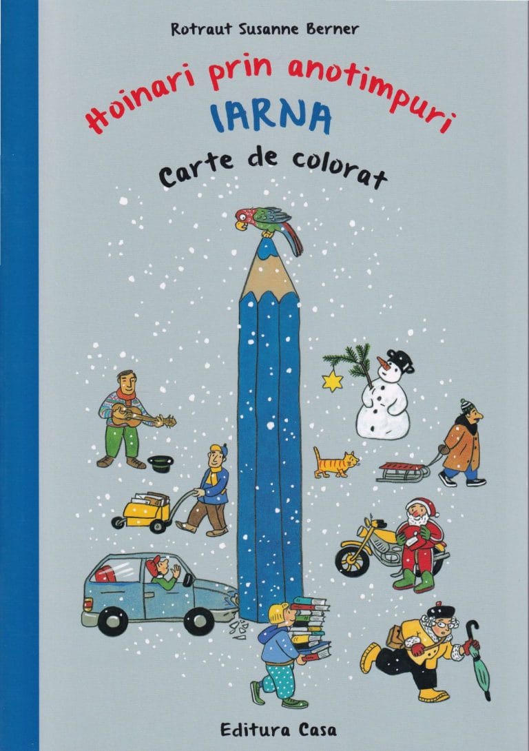Carte de colorat Hoinari prin anotimpuri Iarna