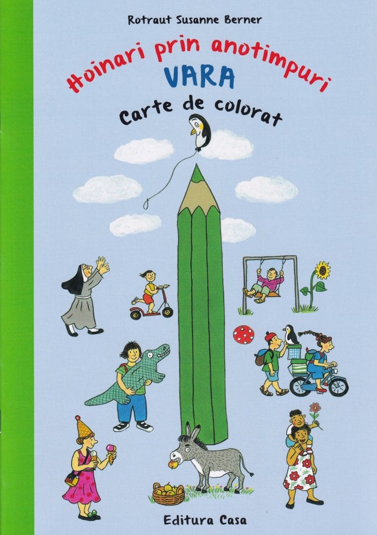 Carte de colorat Hoinari prin anotimpuri Vara