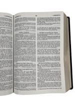 Biblie bilingva Romana-Germană Negru Piele TI - imagine 4