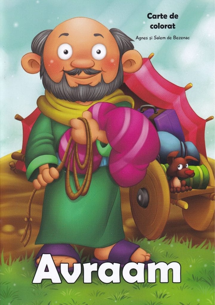 Avraam Carte de colorat cu personaje biblice