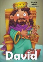 David Carte de colorat cu personaje biblice