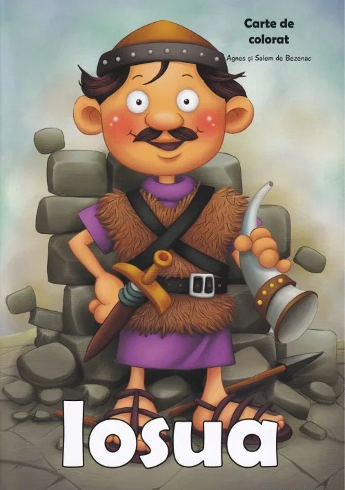 Iosua Carte de colorat cu personaje biblice