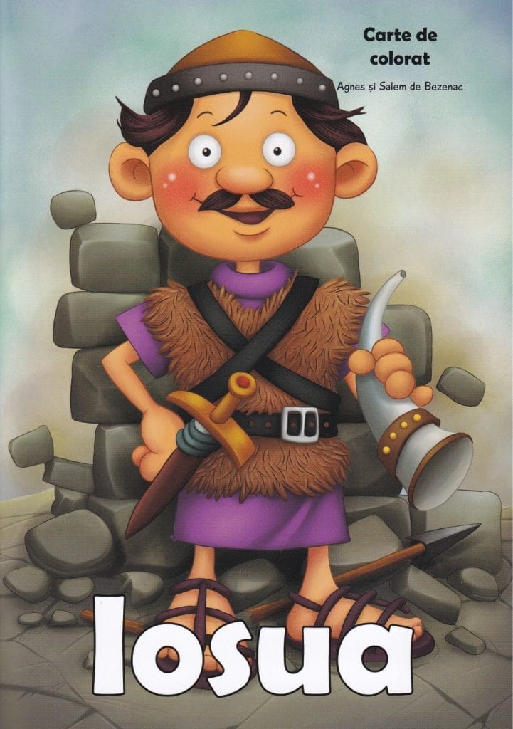 Iosua Carte de colorat cu personaje biblice