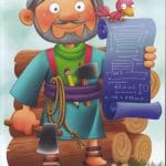 Noe Carte de colorat cu personaje biblice