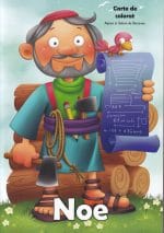 Noe Carte de colorat cu personaje biblice