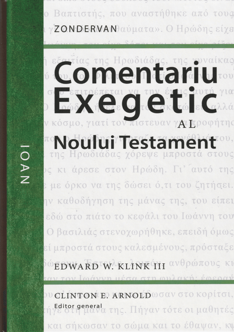 IOAN Comentariu exegetic al Noul Testament