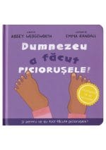 Dumnezeu a făcut piciorușele - Carte cartonată interactivă cu clapete