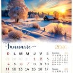 Calendar de perete 2026 Format mare A3