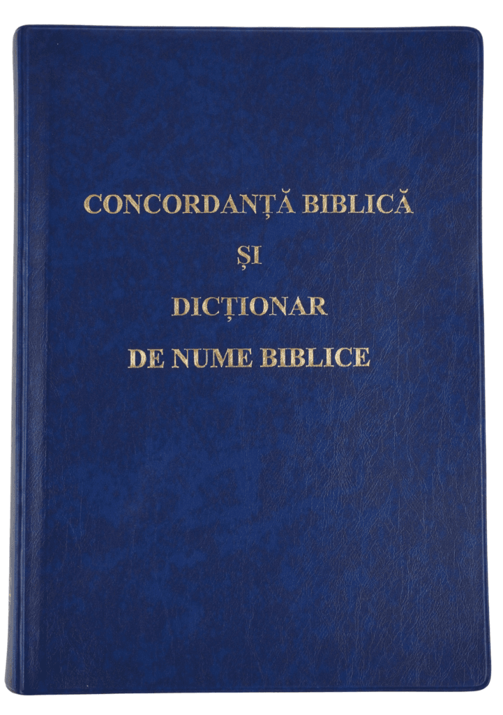 Concordanță biblică și dicționar de nume biblice Albastru