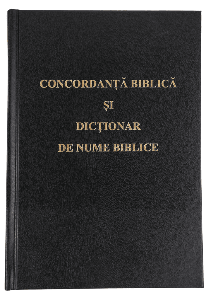Concordanță biblică și dicționar de nume biblice Negru