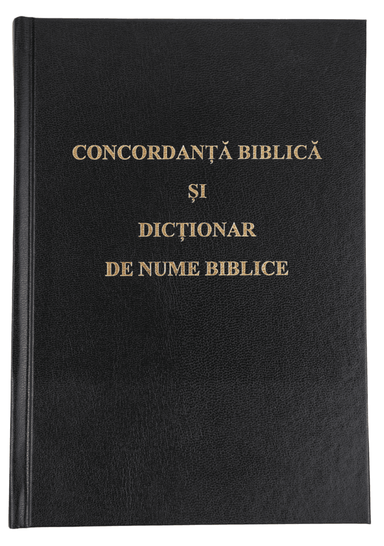 Concordanță biblică și dicționar de nume biblice Negru