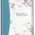Biblie medie Turcoaz floral 057 F