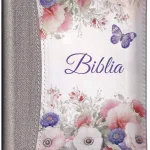 Biblie mică Gri floral 046 ZTI