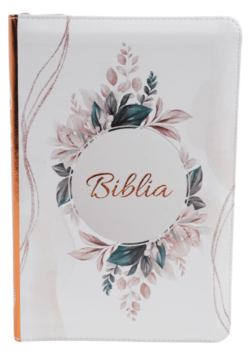 Biblie medie ZTI Floral Arămiu