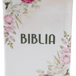 Biblie medie ZTI Alb cu trandafiri