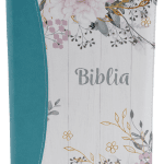 Biblie mare ZTI Floral Turcoaz