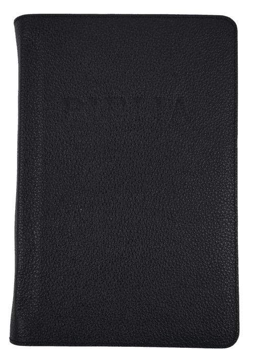 Biblie mare TI Negru - Piele naturală