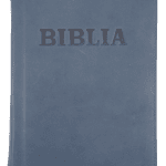 Biblie mare ZTI Gri mat - Piele naturală