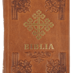 Biblie ortodoxa 053 maro cu stea margini aurii