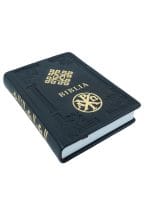 Biblie ortodoxă 073 neagra cu stea margini albe - imagine 2