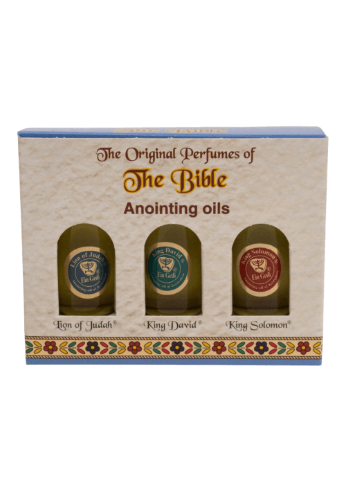 Set de 3 Uleiuri pentru ungere-Lion of Judah, King David & King Solomon