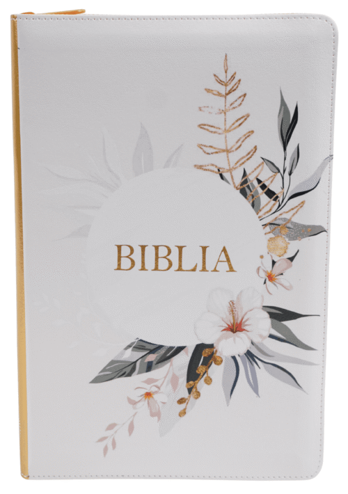 Biblie mare ZTI Floral Auriu